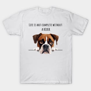 Life is Not Complete Without A Boxer T-Shirt